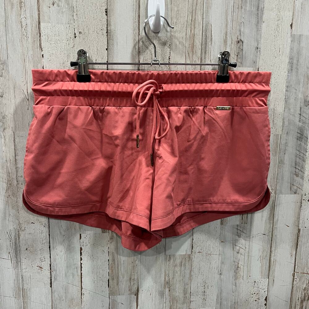 Cleo Harper Dash Shorts Running Lined Peony Pink Womens Medium Gym Training